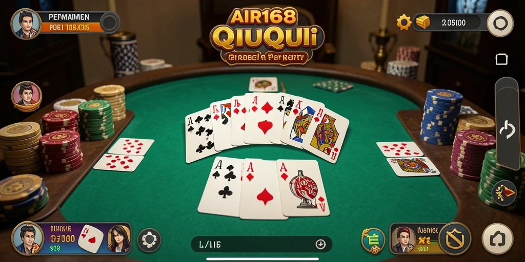 Skrinsut gameplay QiuQiu yang intens dan menyenangkan.