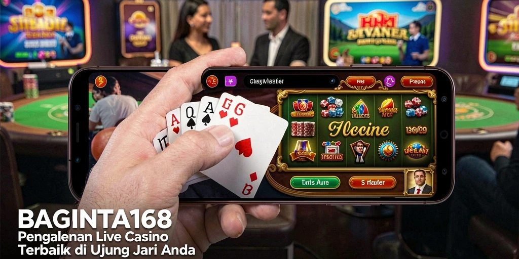 Screenshot gameplay Live Casino yang mendebarkan dan interaktif.