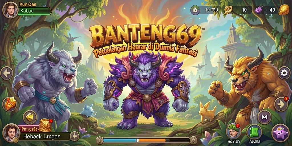 Tangkapan layar BANTENG69 menampilkan aksi seru dalam eksplorasi dunia petualangan.