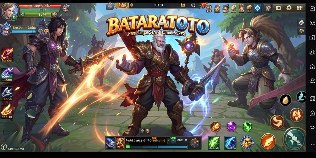 Tampilan gameplay seru dan interaksi antar pemain di BATARATOTO.