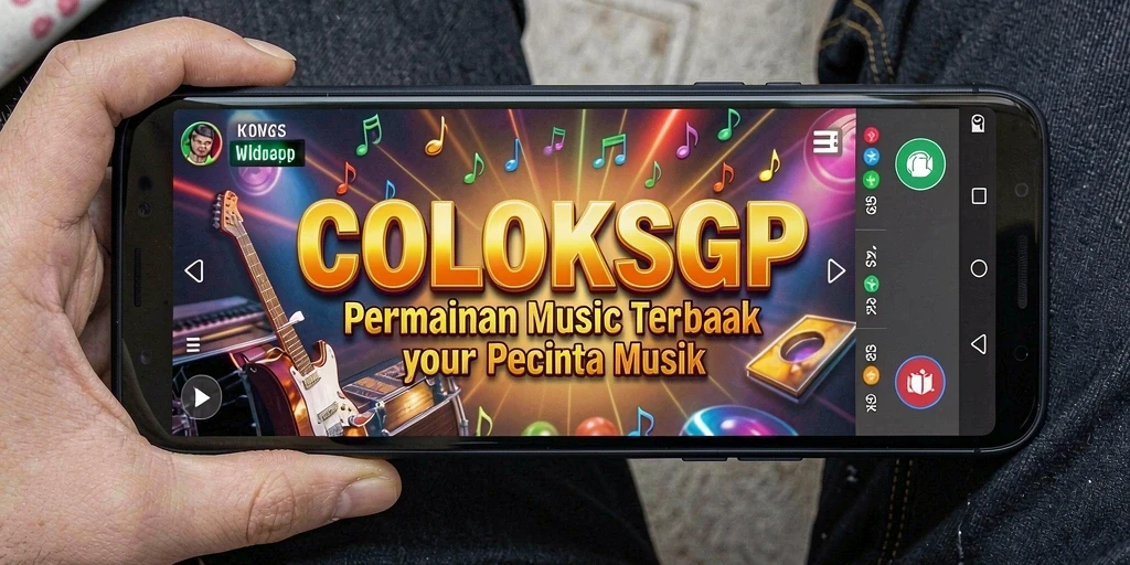Tampilan gameplay COLOKSGP yang menarik dengan berbagai pilihan lagu.