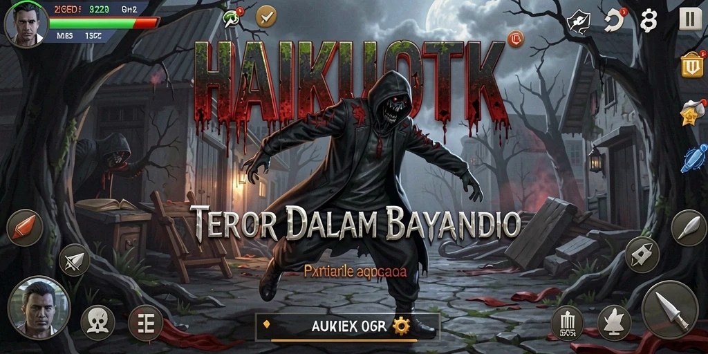 Gameplay menakutkan HAIKUOTK yang penuh dengan kejutan.