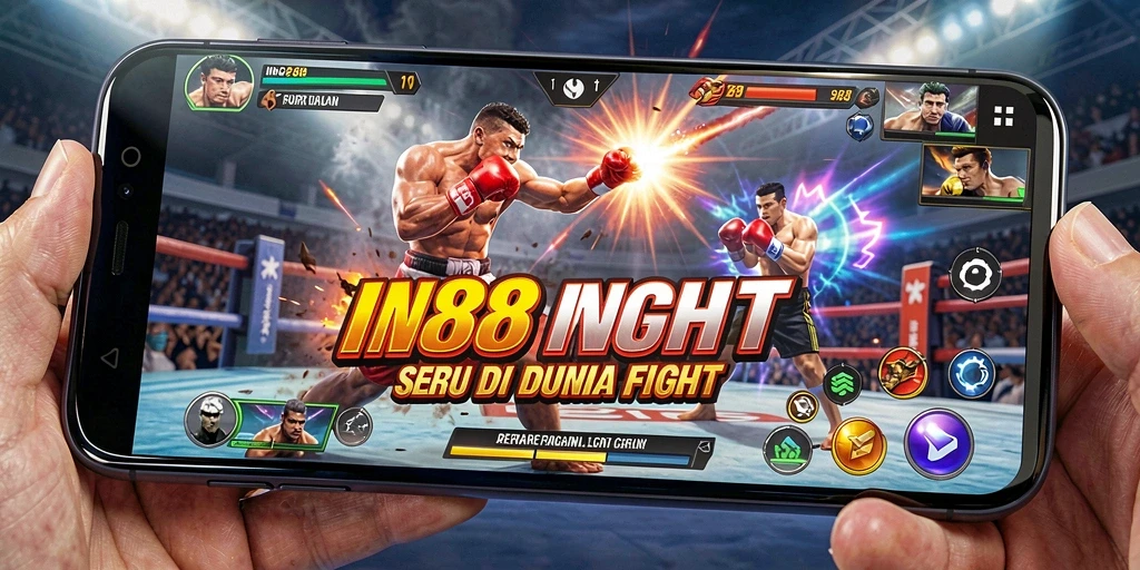 Tampilan gameplay IN88 yang menegangkan dan seru dalam pertarungan.