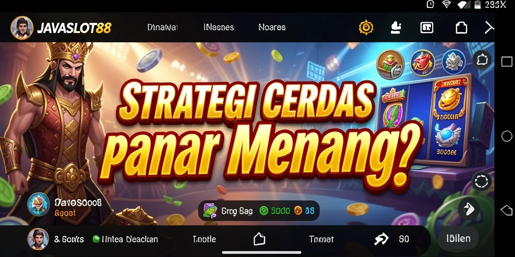 Tampilan gameplay menantang dan mendebarkan dalam JAVASLOT88.