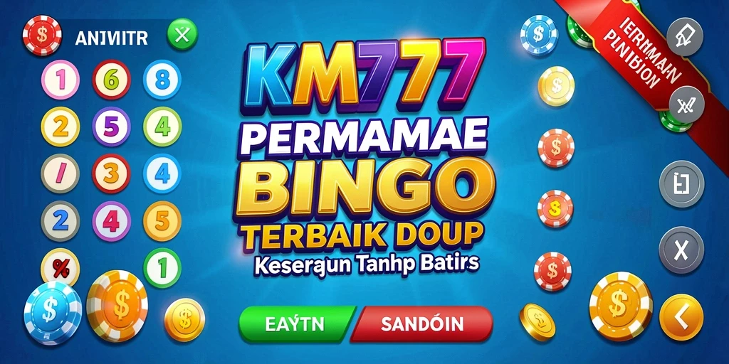 Tampilan gameplay Bingo KM777 yang seru dan menarik.