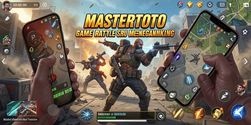 Gameplay menegangkan dalam MASTERTOTO dengan pertempuran seru di arena.
