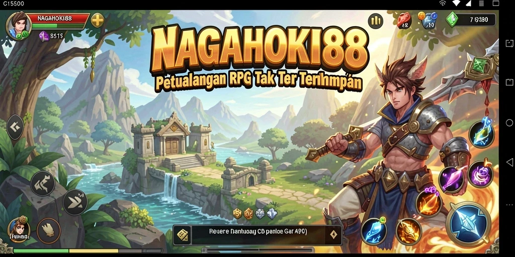Tangkapan layar menunjukkan pertarungan epik dalam NAGAHOKI88 dengan efek visual yang mengesankan.