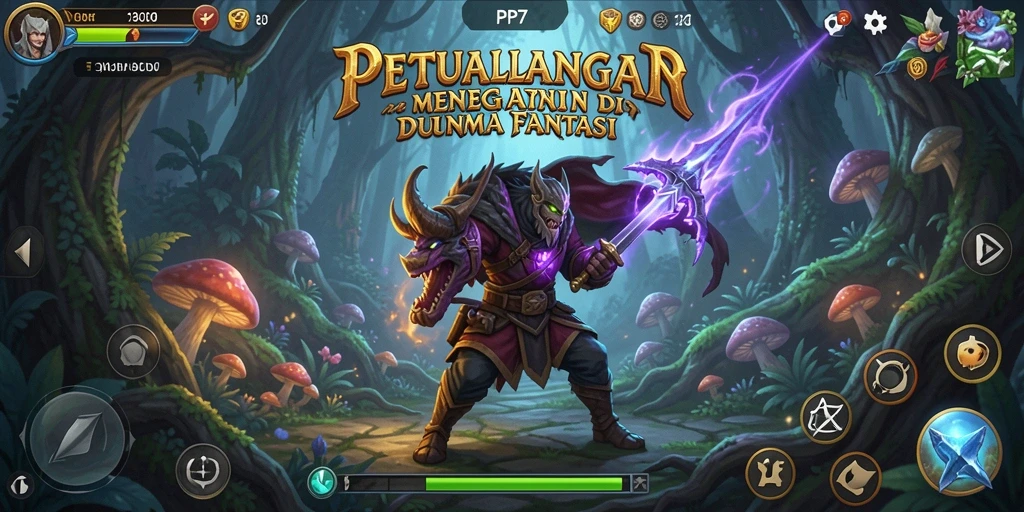 Screenshot PP7 menampilkan aksi seru dalam petualangan.
