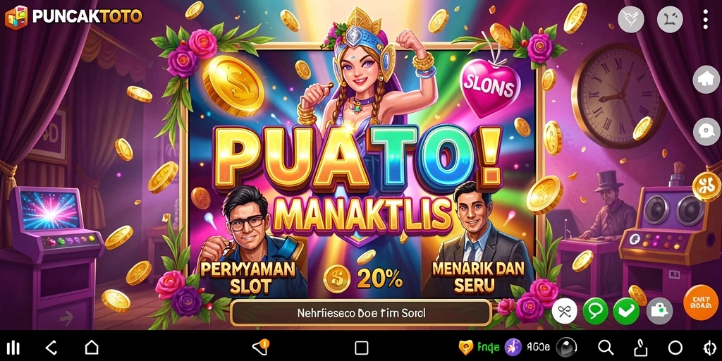 Gameplay seru PUNCAKTOTO dengan fitur slot menarik.