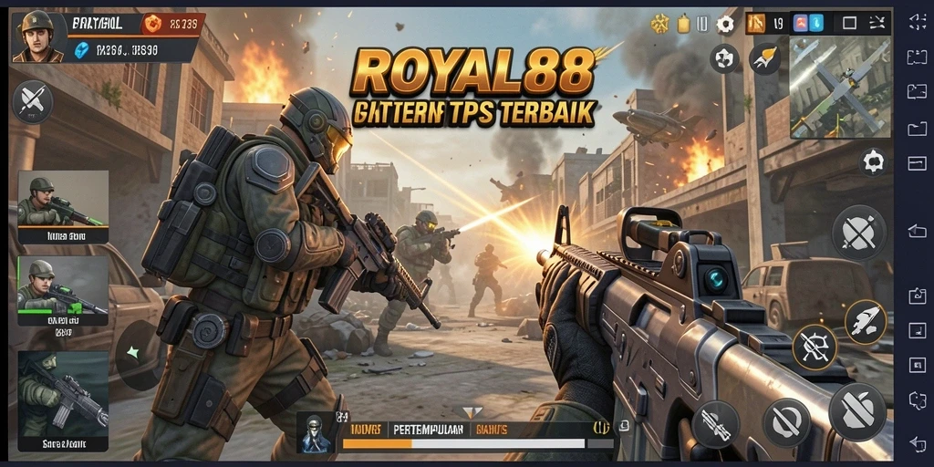 Gameplay seru di dalam ROYAL88 dengan pertempuran intens.