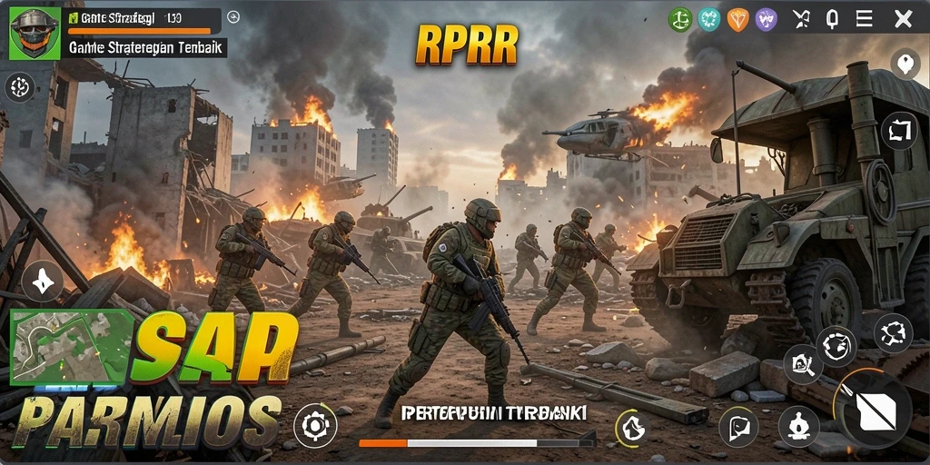 Gameplay seru RPRR dengan strategi cerdas dan pertempuran mendebarkan.
