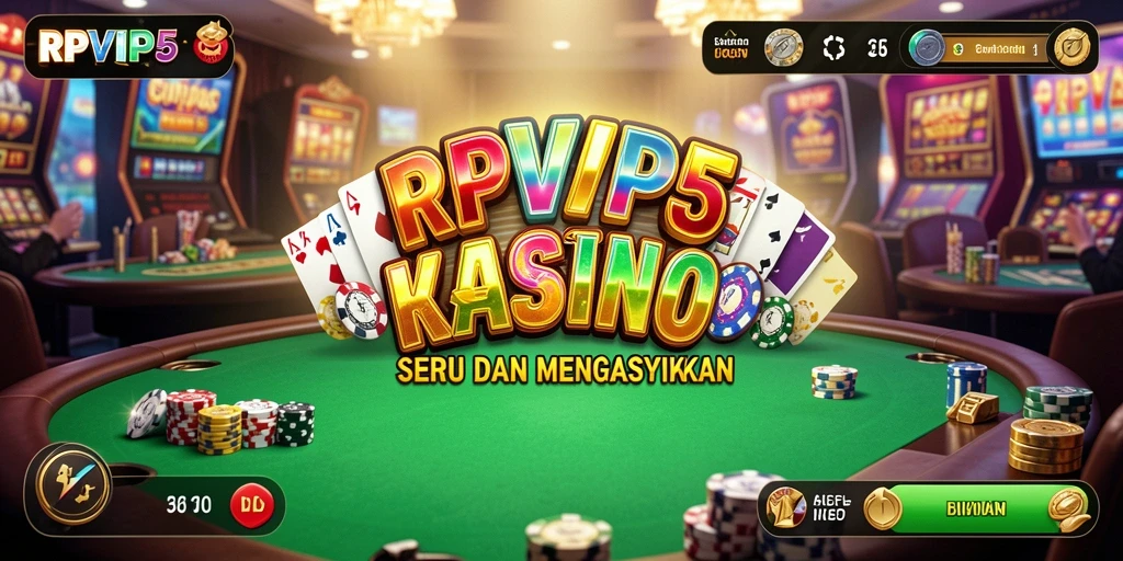 Screenshot gameplay RPVIP5 menampilkan suasana Kasino yang mengasyikkan.