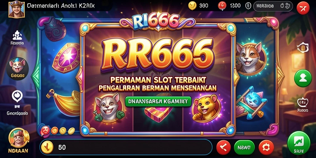 Tampilan menarik dari gameplay Slot di RR666