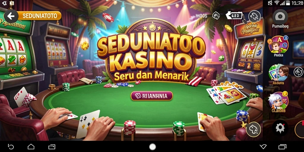 Tampilan gameplay SEDUNIATOTO yang menarik dan seru di kasino.