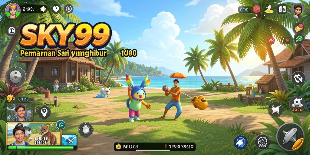 Tampilan menarik dari gameplay <strong>SKY99</strong> yang menyenangkan dan santai.