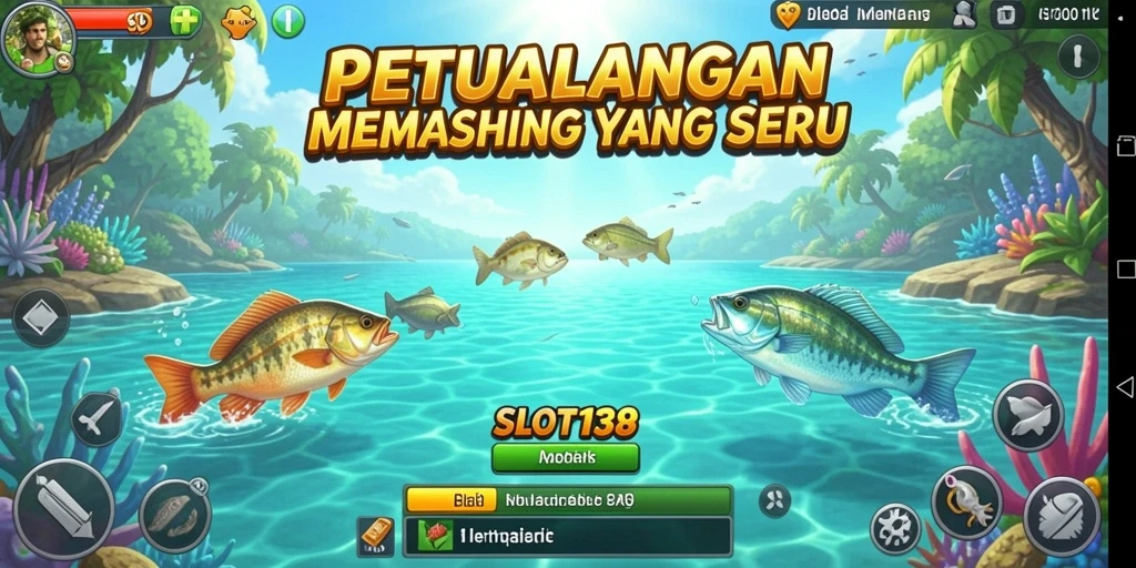 Gameplay SLOT138 menampilkan petualangan memancing yang mendebarkan.