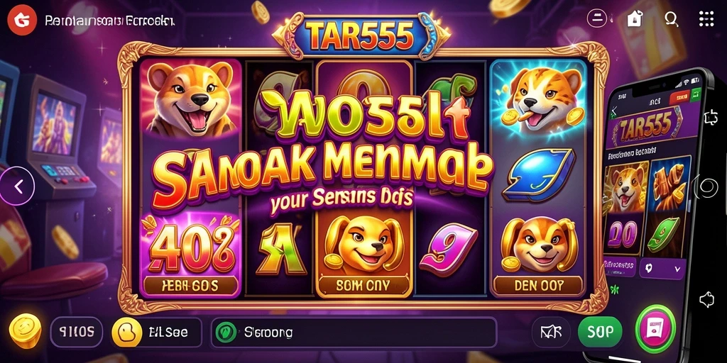 Gameplay menarik dari TAR555 dengan berbagai tema Slot.