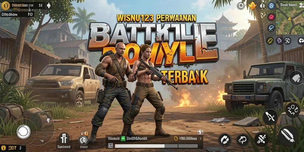 Tampilan gameplay intens dan seru di WISNU123.