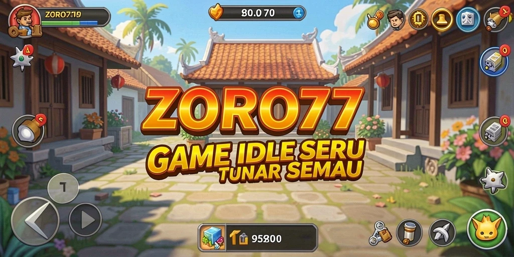 Tampilan gameplay ZORO77 yang menarik dan interaktif.